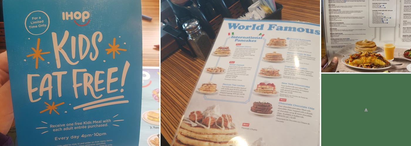 IHOP Menu