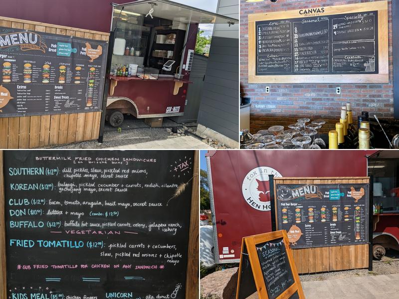 Fox in the Henhouse Menu