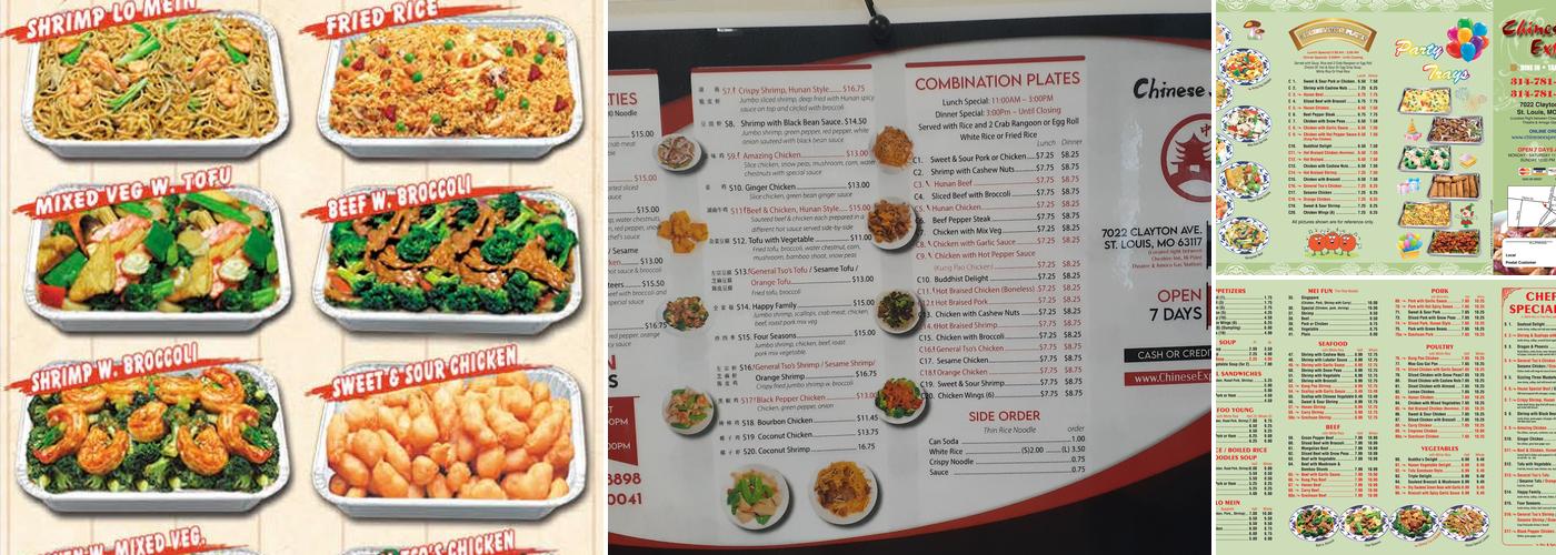 Chinese Express Menu