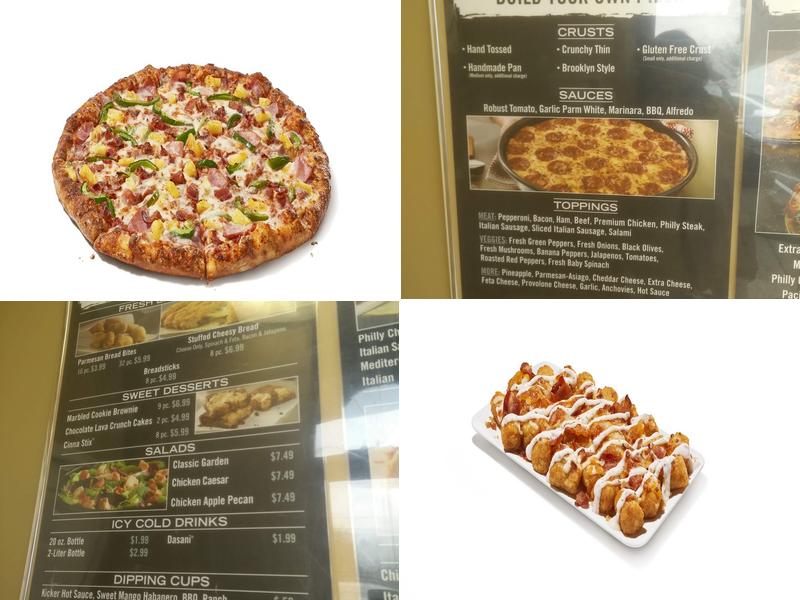 Domino's Pizza Menu