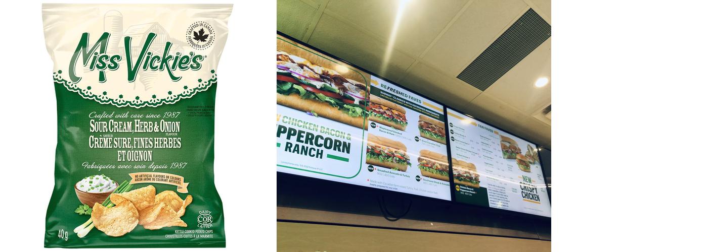 Subway Menu