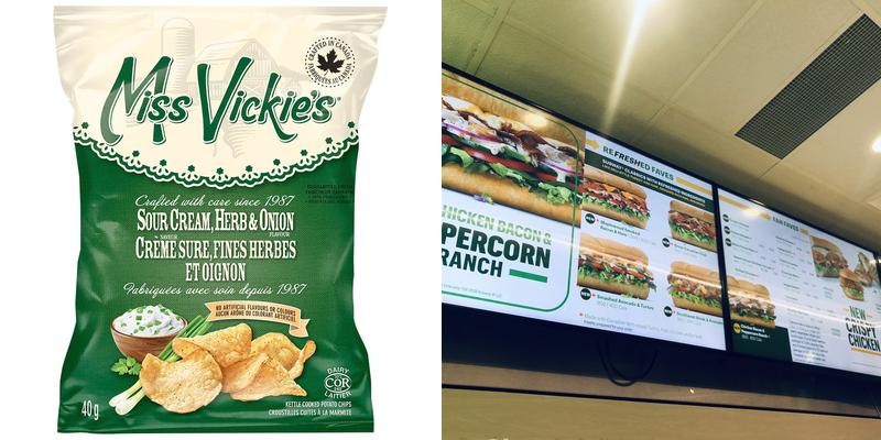 Subway Menu