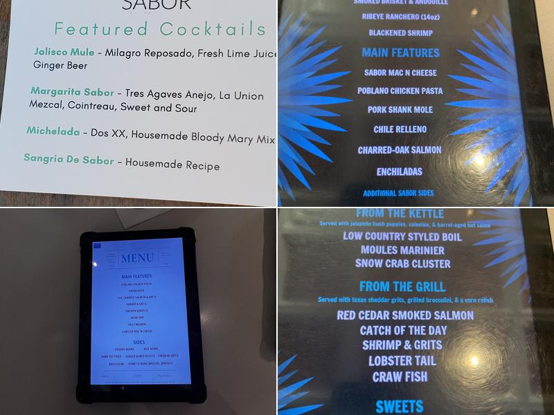 Sabor Menu