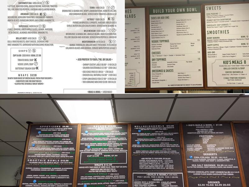 Sea Salt Healthy Kitchen Menu