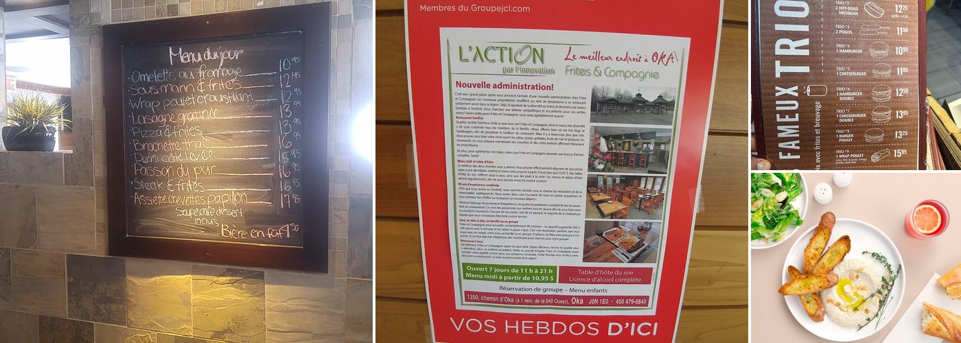 Frites & Compagnie Menu