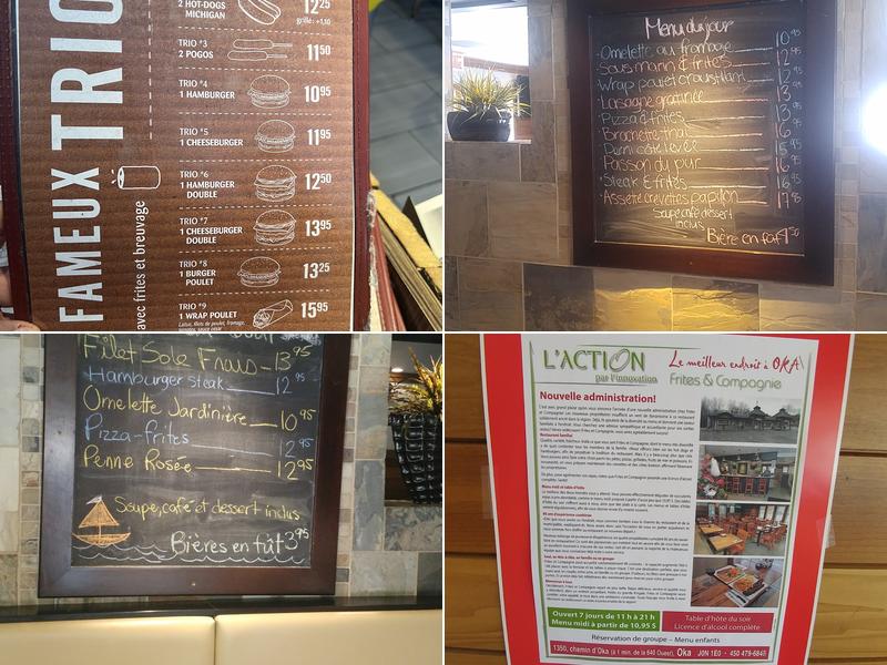 Frites & Compagnie Menu