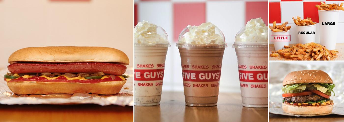 Five Guys Menu