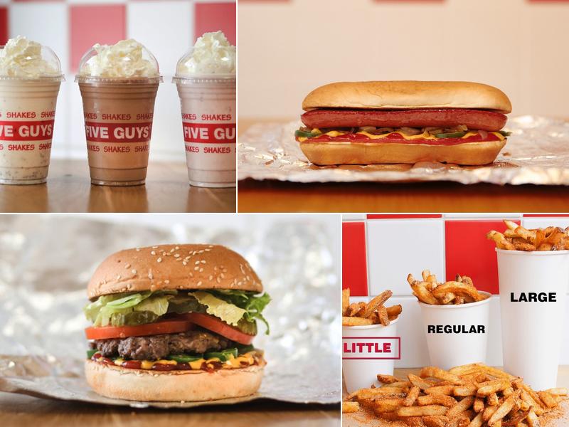Five Guys Menu