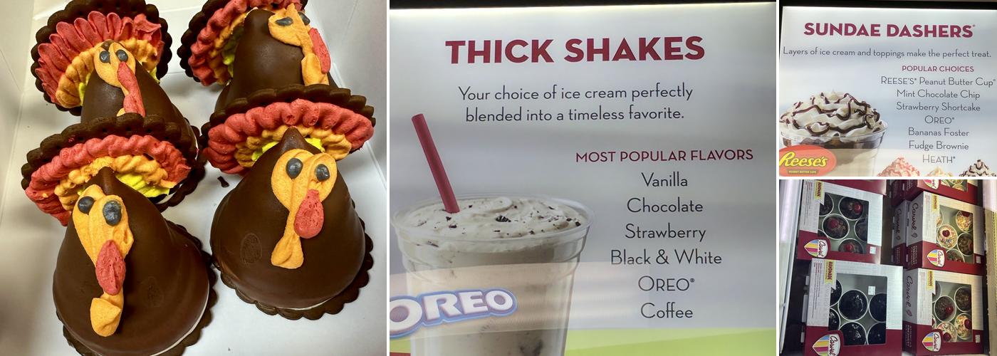 Carvel Menu