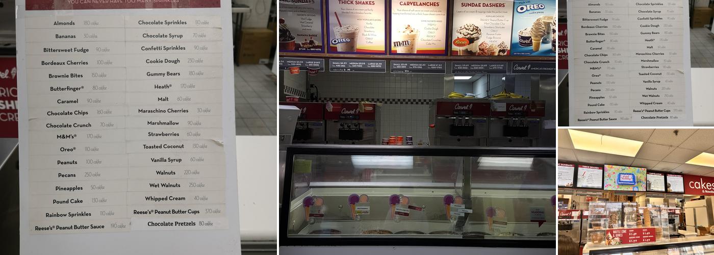 Carvel Menu