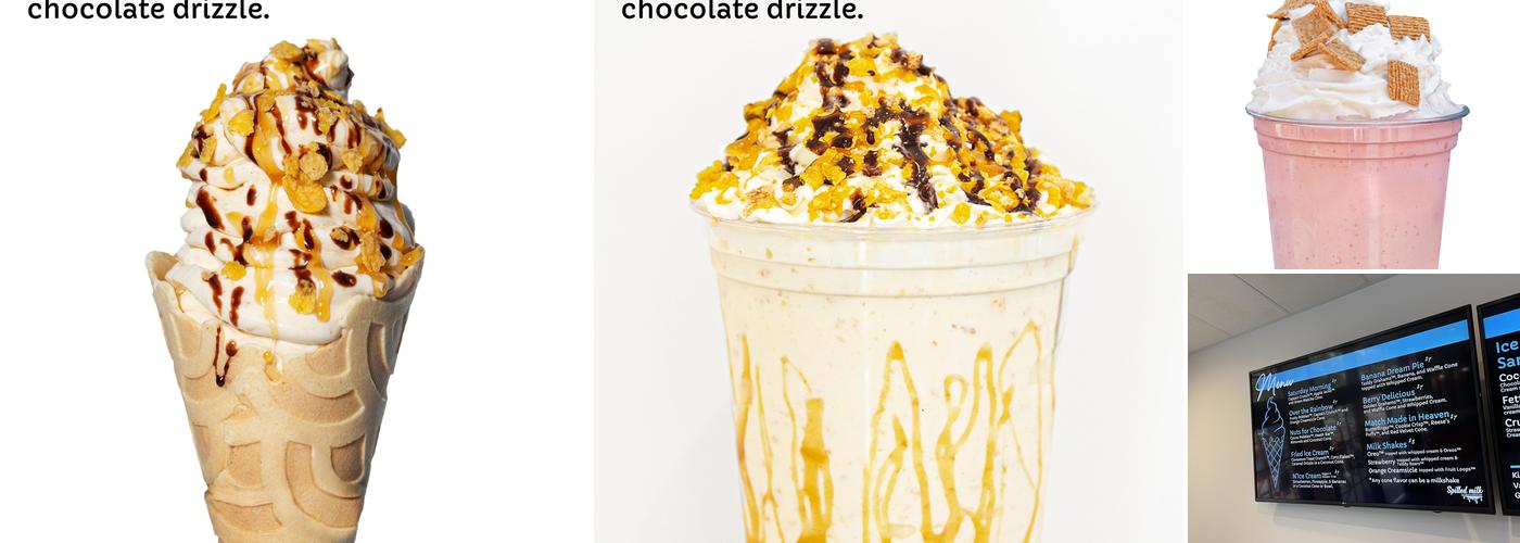 Spilled Milk Ice Cream and Cereal Bar Menu