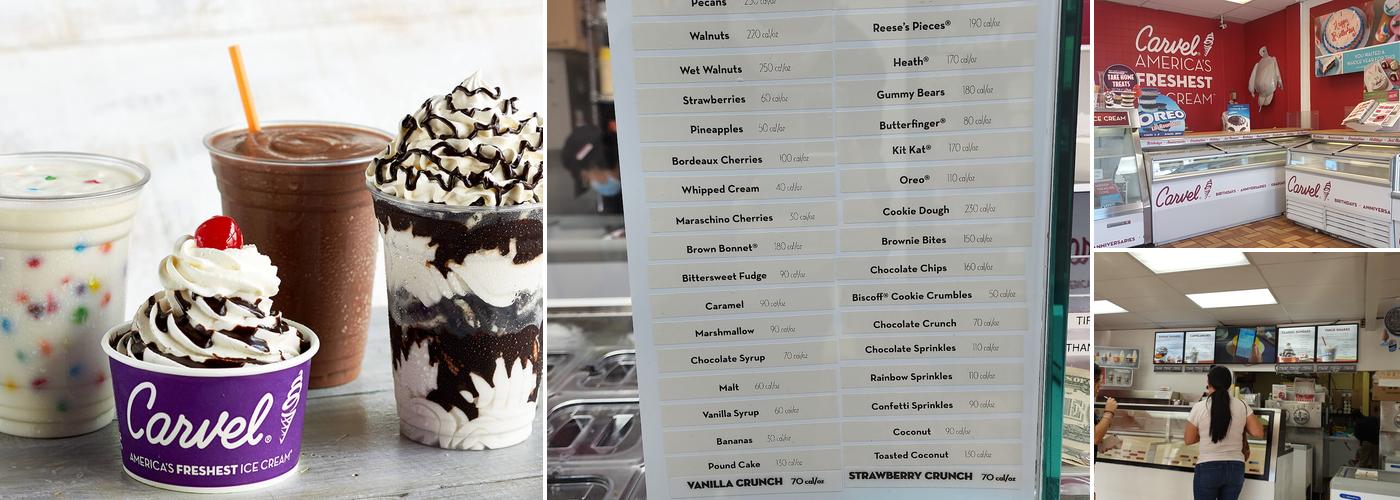 Carvel Menu