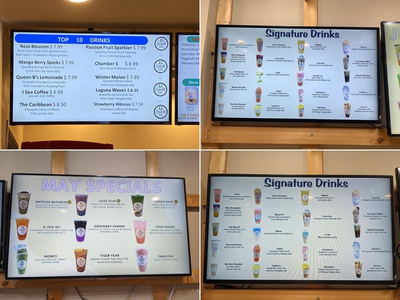U DESSERT EATS Menu