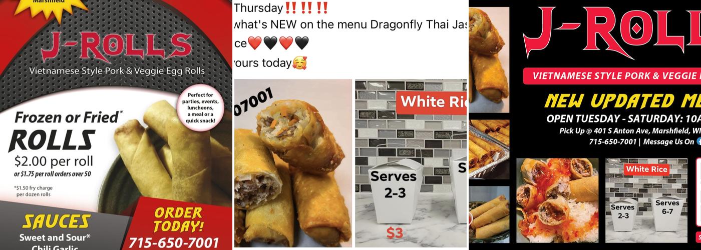 J-Rolls Menu