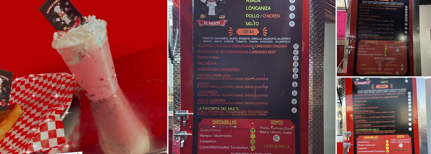 El Multi Tacos y Tortas Menu