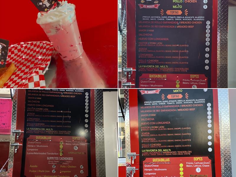 El Multi Tacos y Tortas Menu