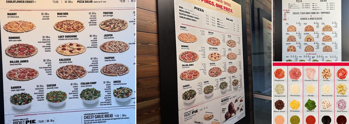 MOD Pizza Menu