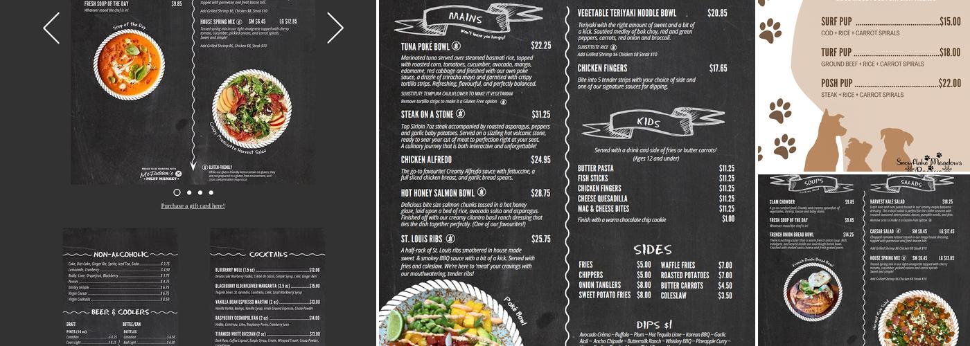 Hook Line & Sinker Menu