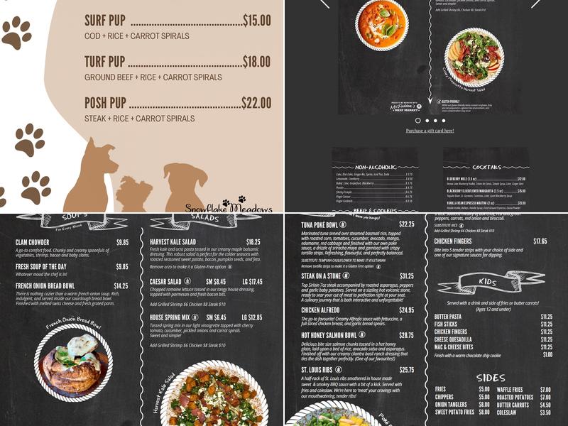 Hook Line & Sinker Menu