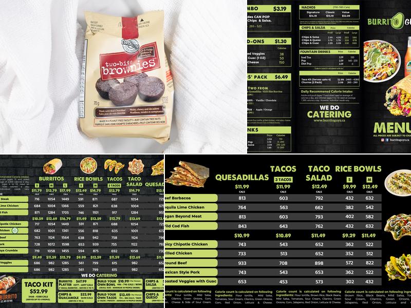 Burrito Guyz Menu