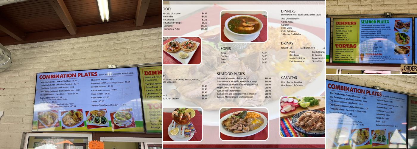 La Terraza Menu