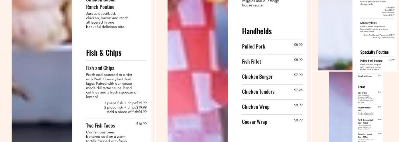 Bob's Fresh Cut Fries Menu