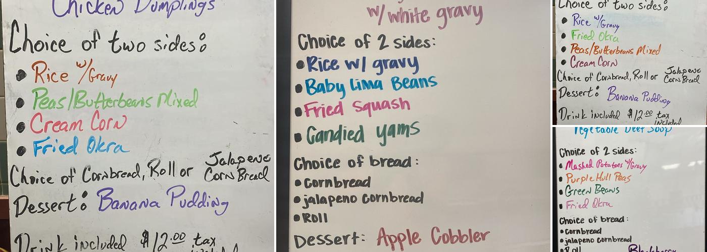 28 Diner Menu
