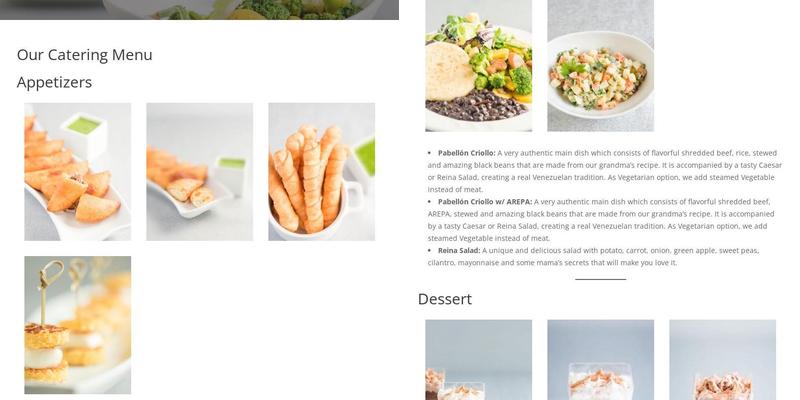 Pilon Kitchen Menu