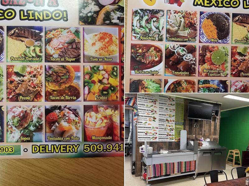 Con sazon a México Lindo Menu