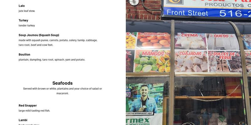 Soumie Restaurant Menu