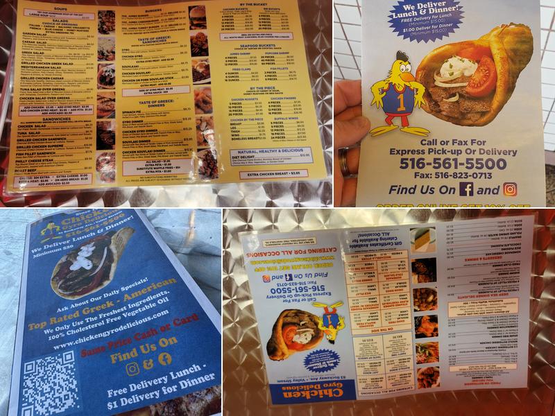 Chicken Gyro Delicious Menu