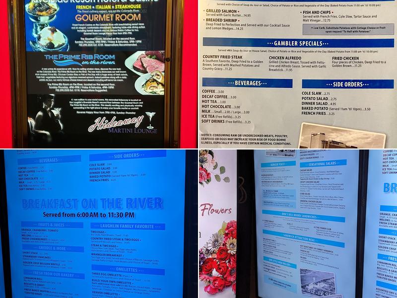 Riverview Restaurant Menu