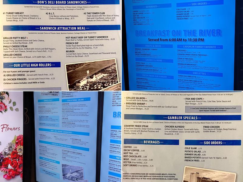 Riverview Restaurant Menu