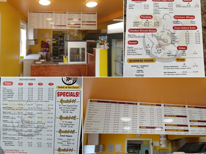 Bob's Pizza and Shawarma Menu