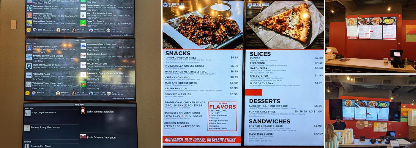 Slow Rise on the Brazos Menu