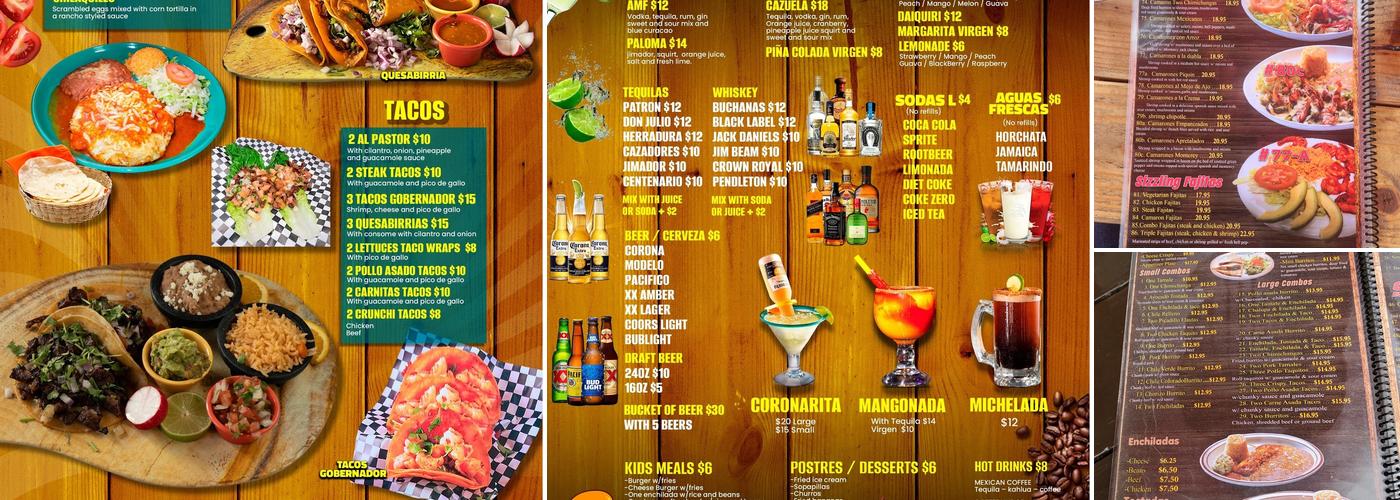 Tequila Grill Menu