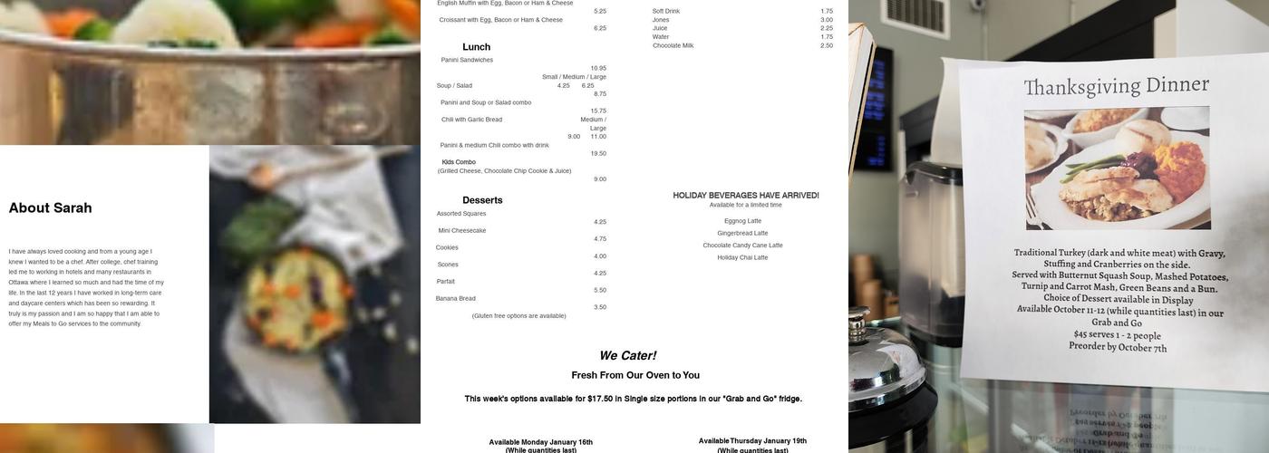 The Kitcheness Menu