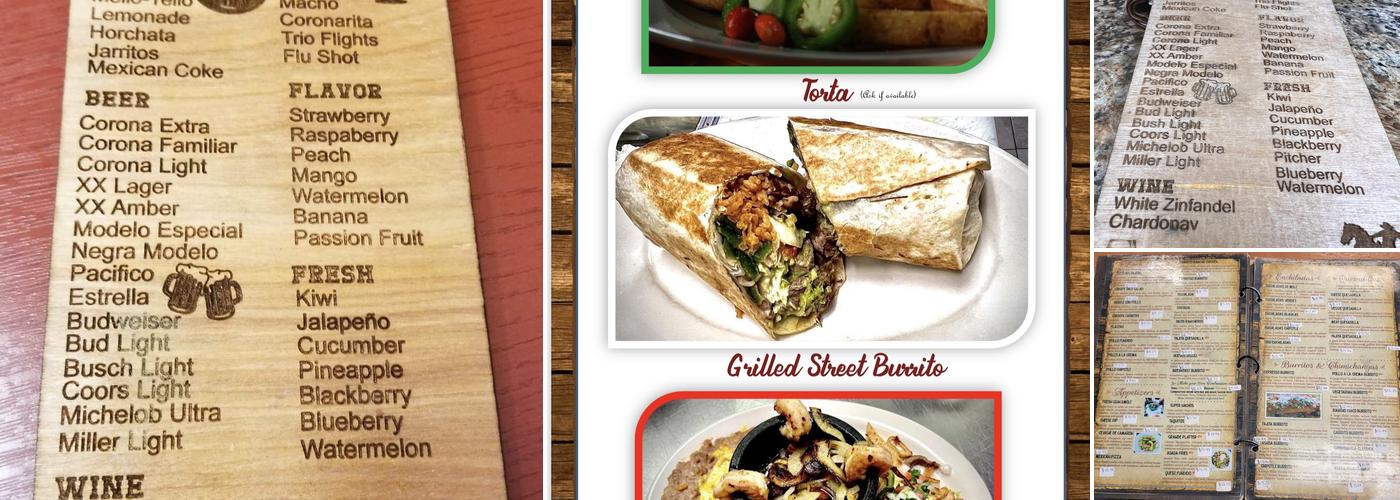 Rancho Chico Menu
