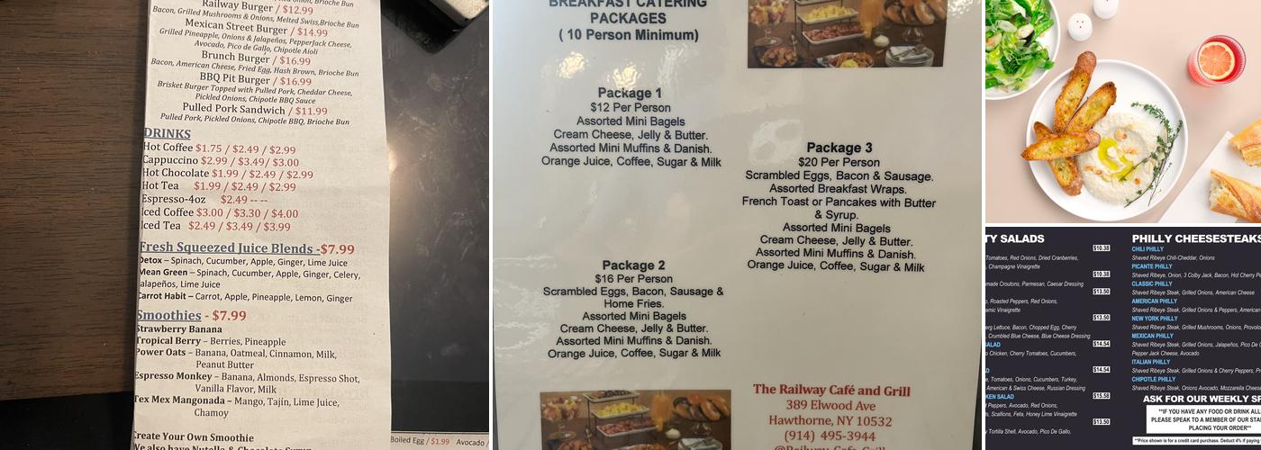 Railway Cafe&Grill Menu