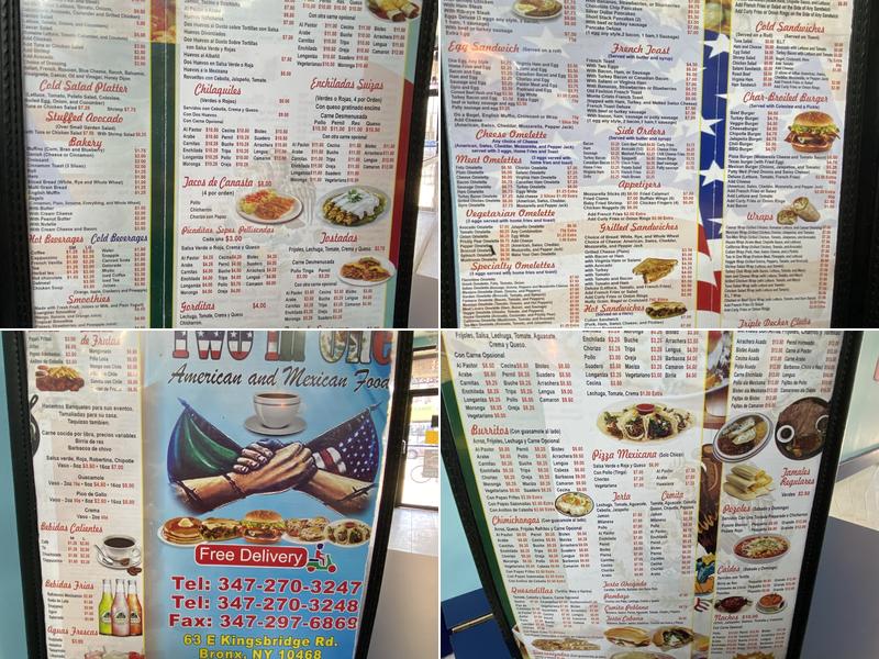 Two In One Menu