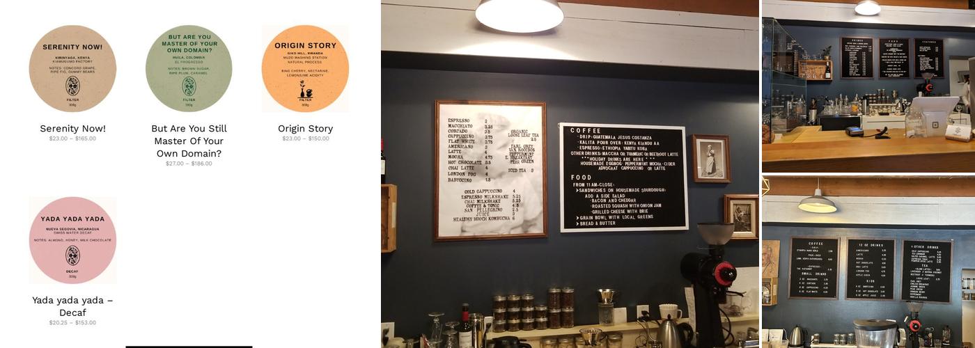 Oldhand Coffee Menu