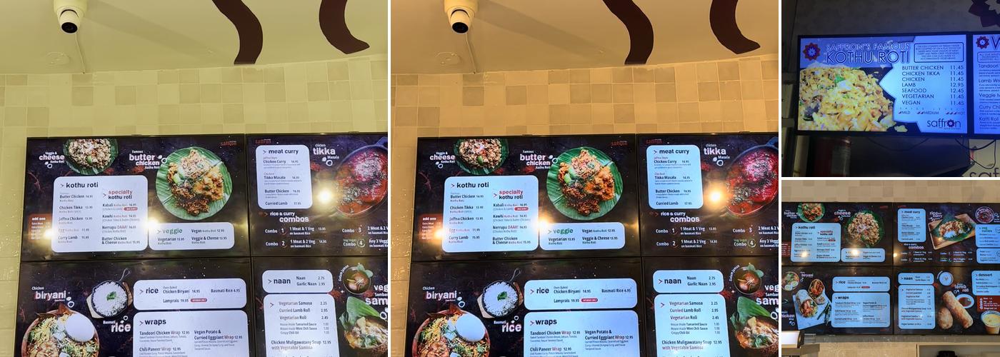 Saffron Spice Kitchen Menu