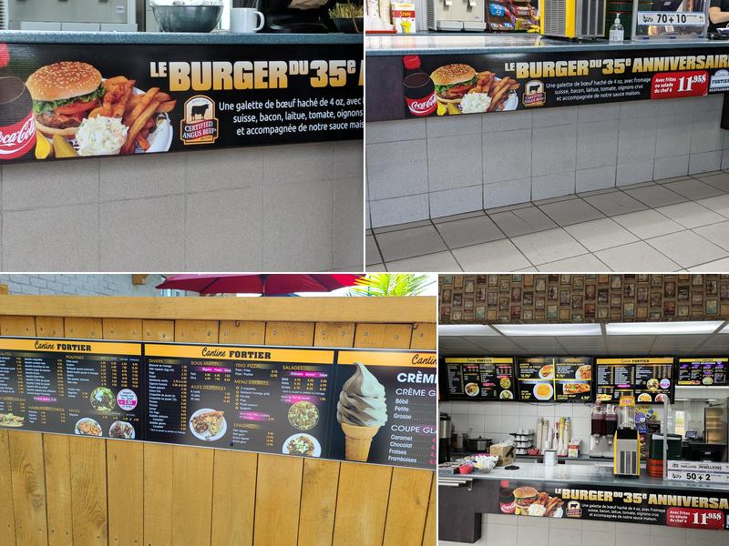 Cantine Fortier Menu