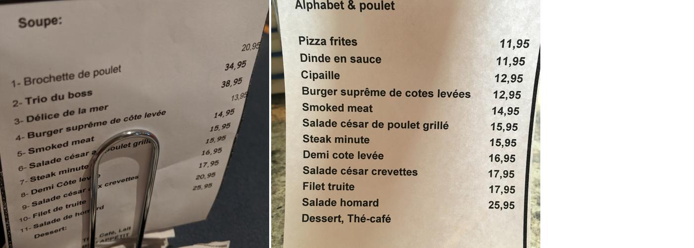 JoJo Menu