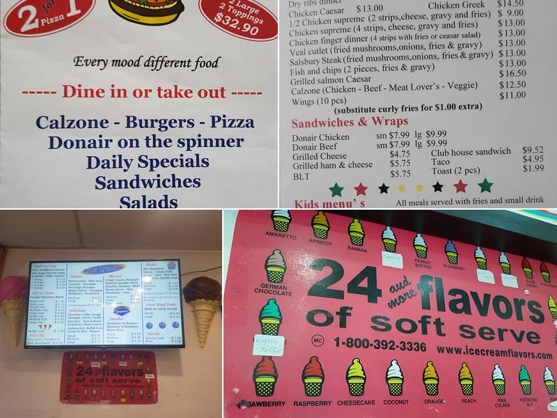 DJ's Dairy & Burger Menu