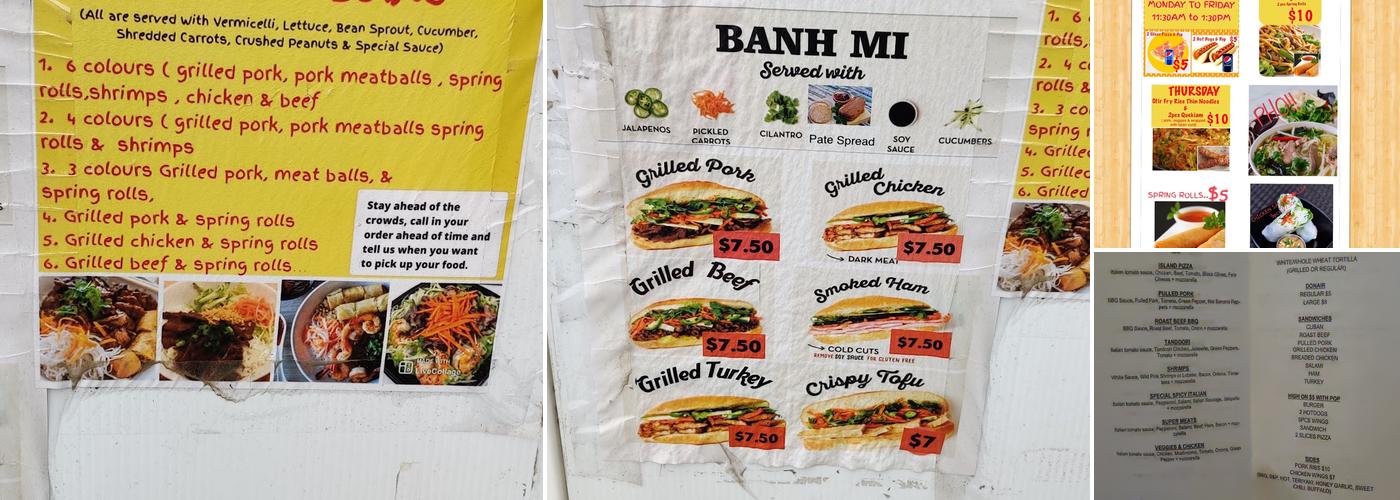 Pizza O'More Barrhead Alberta Menu