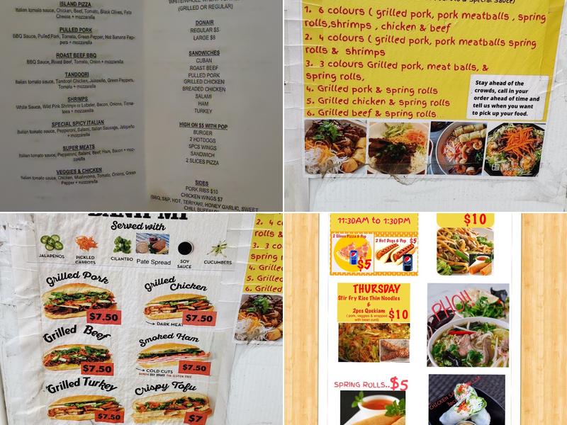 Pizza O'More Barrhead Alberta Menu