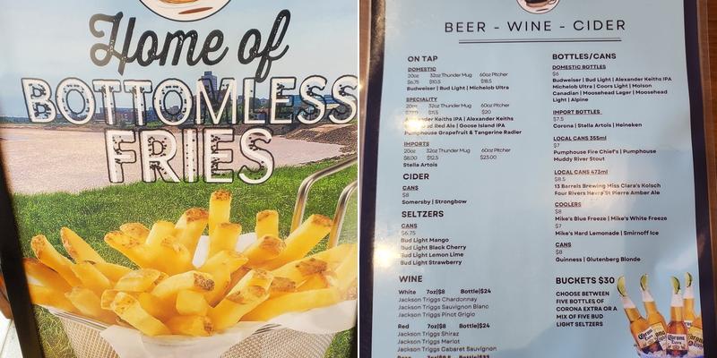 Classic Burger Bathurst Menu