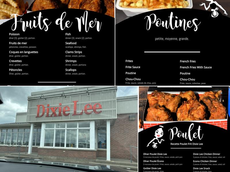 Dixie Lee Menu