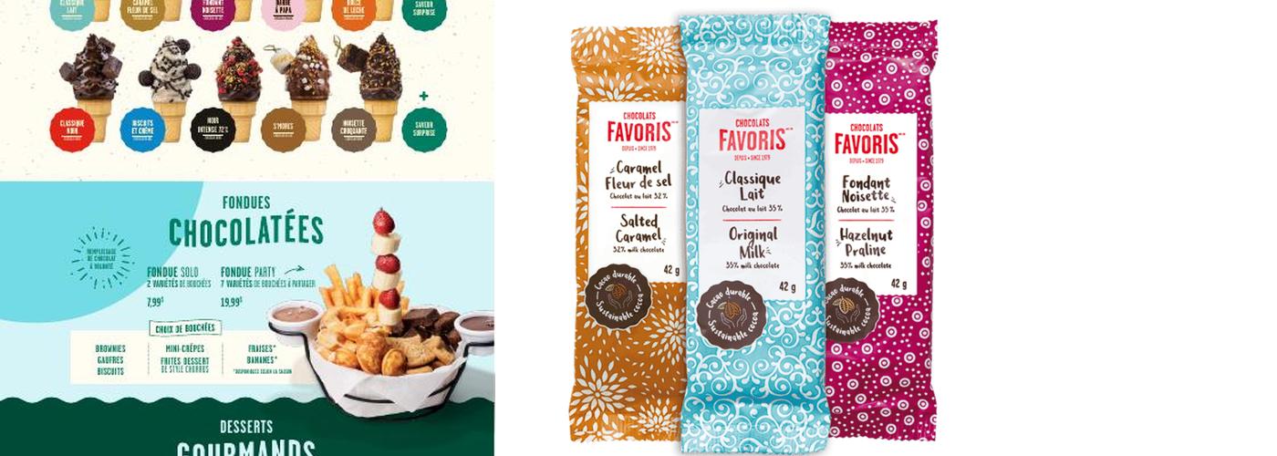 Chocolats Favoris Menu